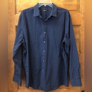 BAR III/Men’s Button Up Shirt/ Slim Fit / Easy Care/ 17-17.5 / 34-35 / XL
